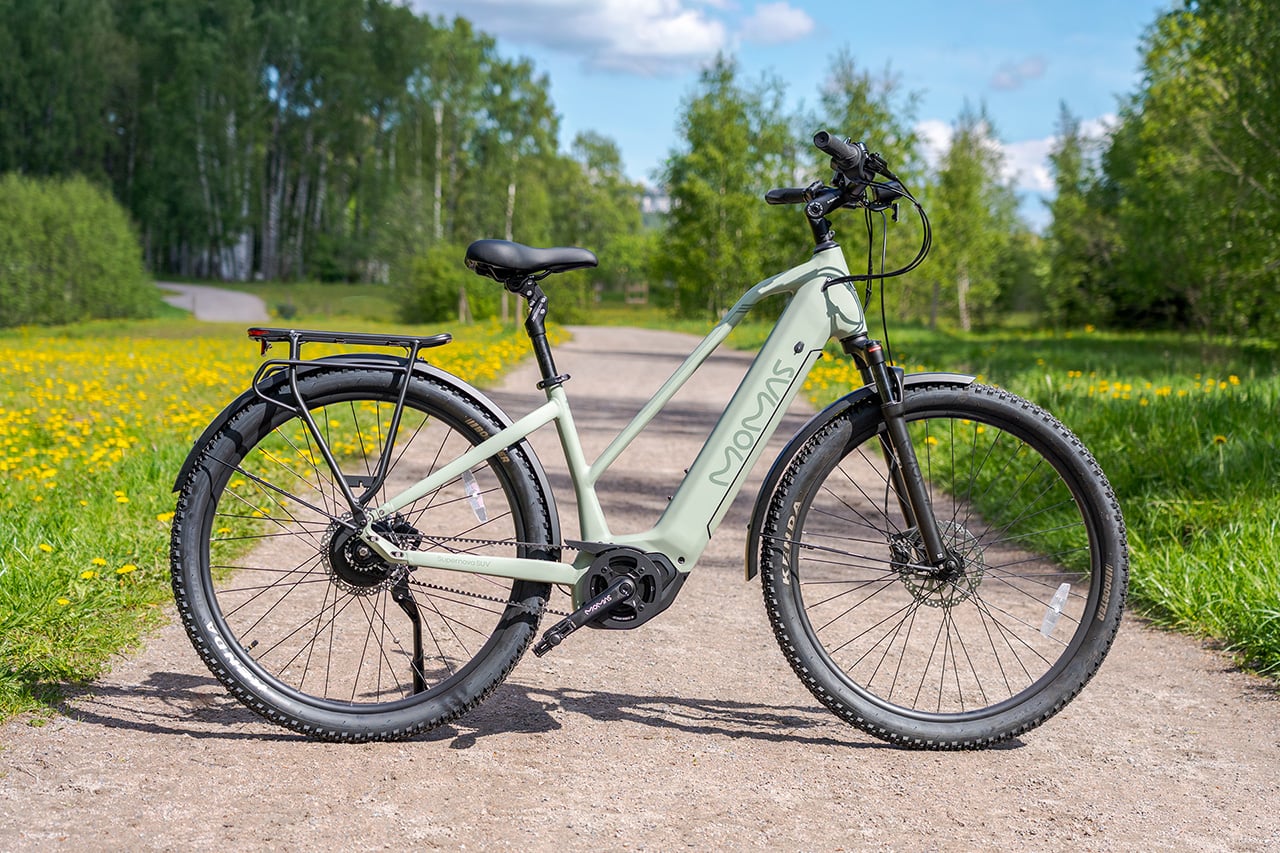 Momas Supernova SUV elsykkel med beltedrift og SUV-design