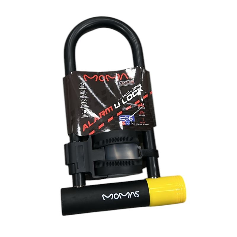 Momas Bøylelås med tyverialarm 230mm