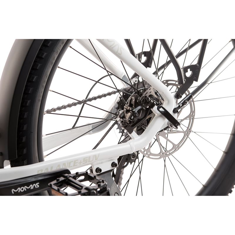 Momas Balance+ SUV 2026 - Hvit - M (630Wh EN50604 batteri, Digiwise display)