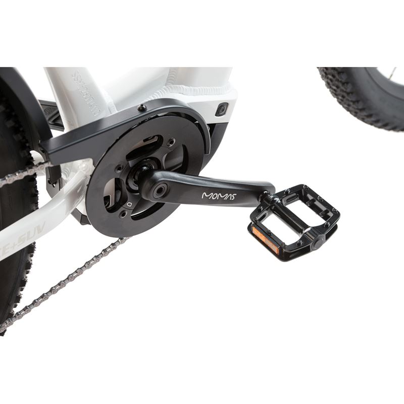 Momas Balance+ SUV 2026 - Hvit - M (630Wh EN50604 batteri, Digiwise display)