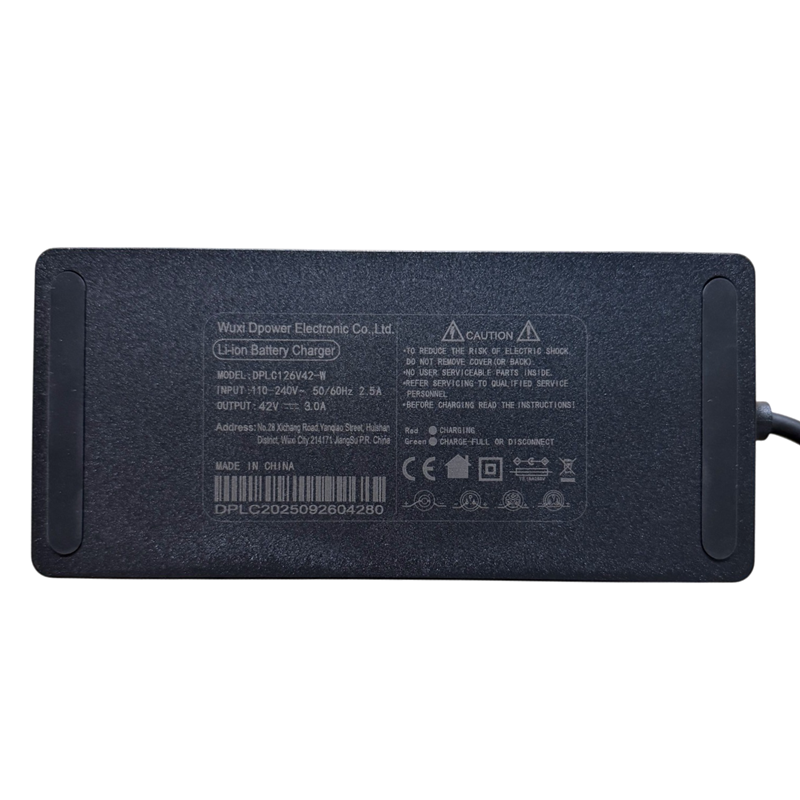 Lader (E) 42V 3A - DPLC126V42-W - Nova Lite etc
