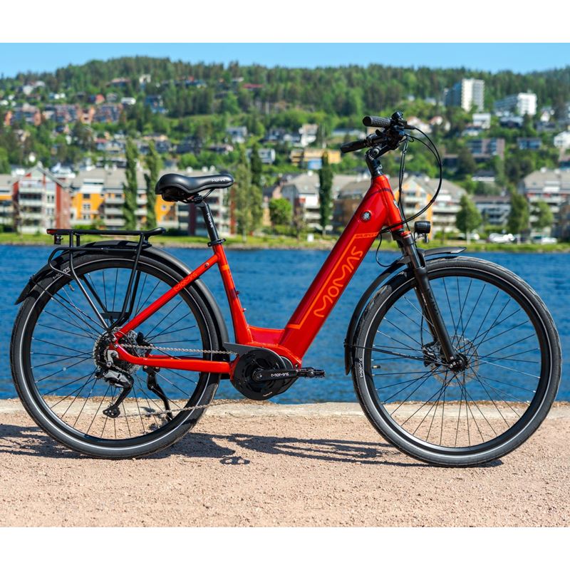 Momas Balance+ 2026 - Rød - S (EN50604 batteri, Digiwise display)
