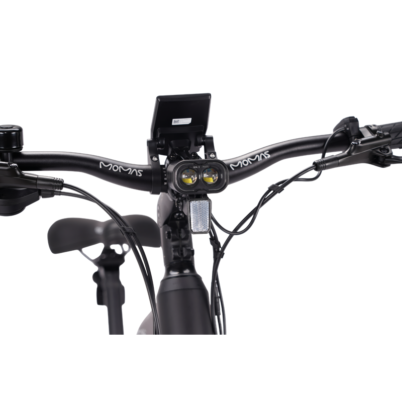 Momas Jason+ 2026 - Svart - L (EN50604 batteri, Digiwise display)