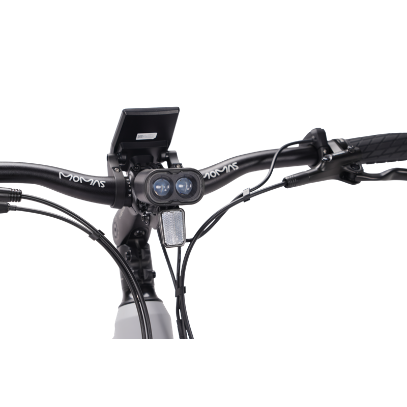 Momas Jason+ 2026 - Grå - M (EN50604 batteri, Digiwise display)