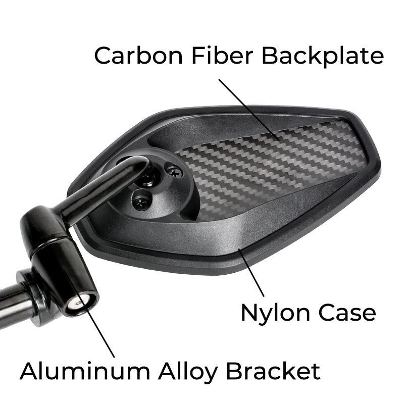 Momas sidespeil bar-end - Venstre