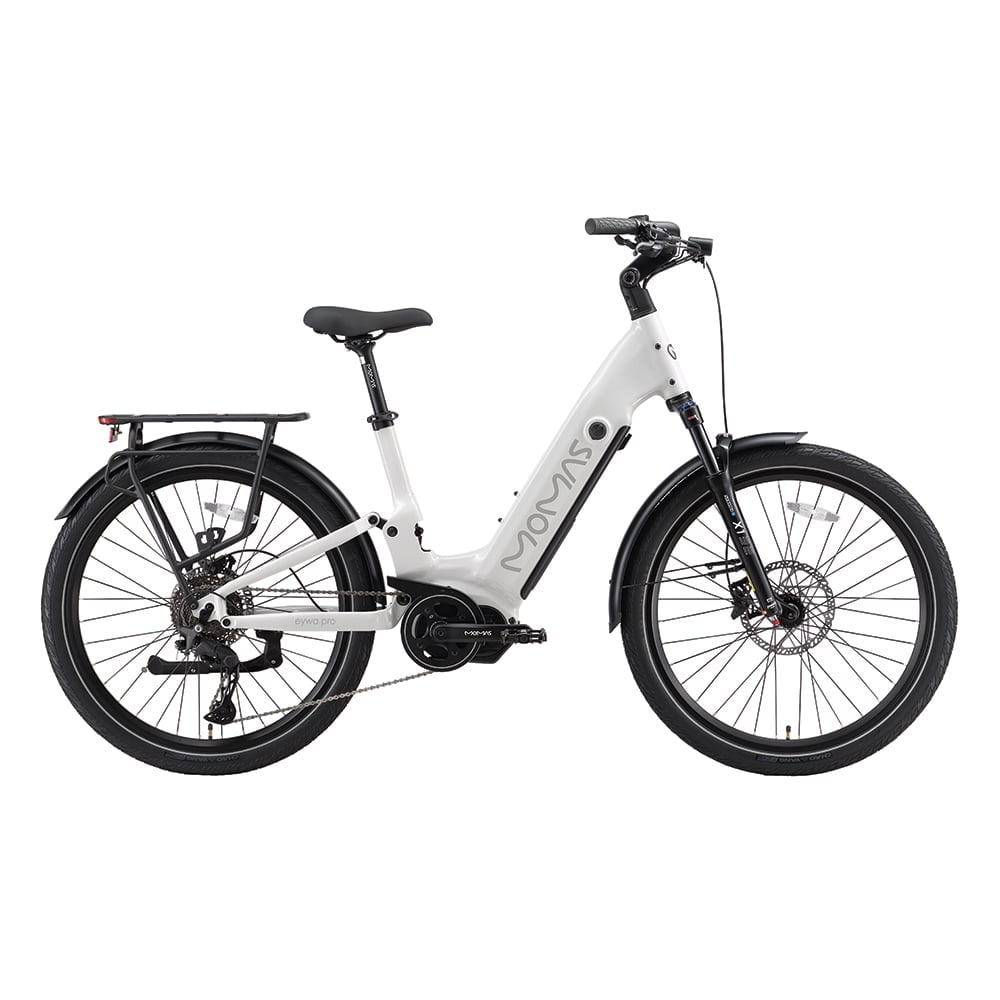 Momas Eywa Pro - Fulldempet elsykkel til dame med 960 Wh batteri og 115 Nm Momentsensor motor