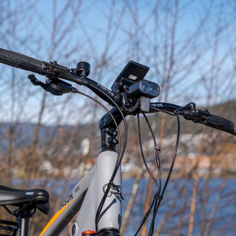 Momas Jason+ SUV 2026 - Grå - L (630Wh EN50604 batteri, Digiwise display)