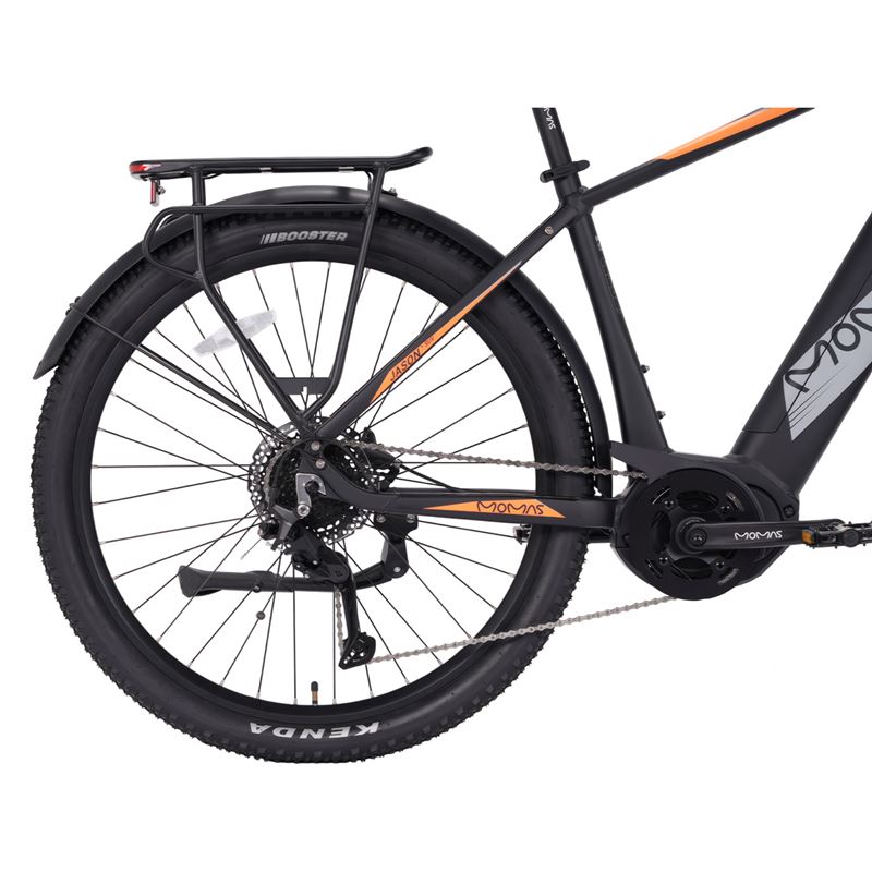 Momas Jason+ SUV 2026 - Svart - M (630Wh EN50604 batteri, Digiwise display)