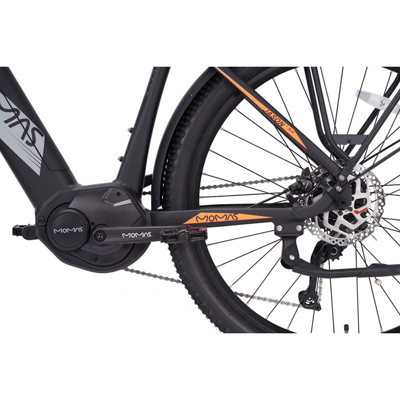 Momas Jason+ SUV 2026 - Svart - M (630Wh EN50604 batteri, Digiwise display)