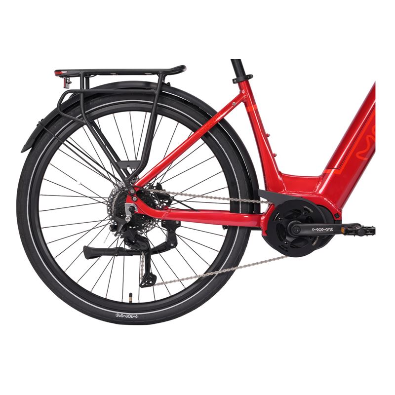 Momas Balance+ 2026 - Rød - M (EN50604 batteri, Digiwise display)