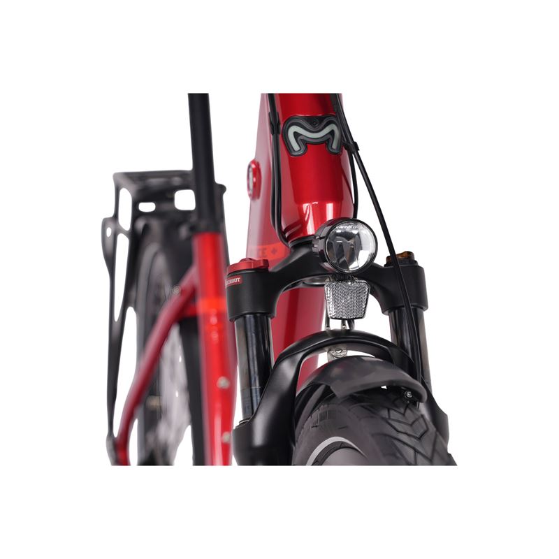 Momas Balance+ 2026 - Rød - M (EN50604 batteri, Digiwise display)