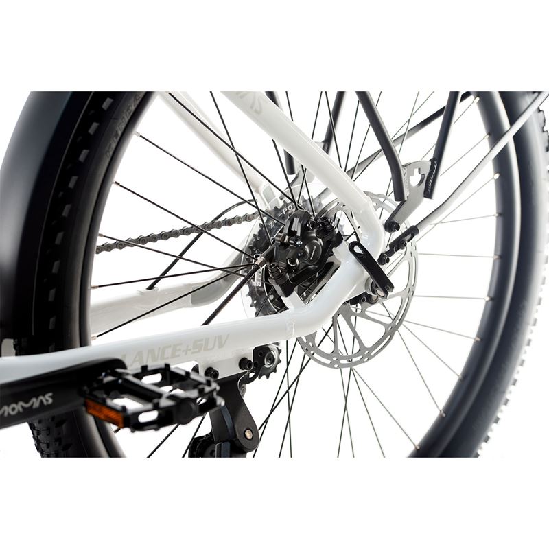 Momas Balance+ SUV 2026 - Hvit - M (630Wh EN50604 batteri, Digiwise display)