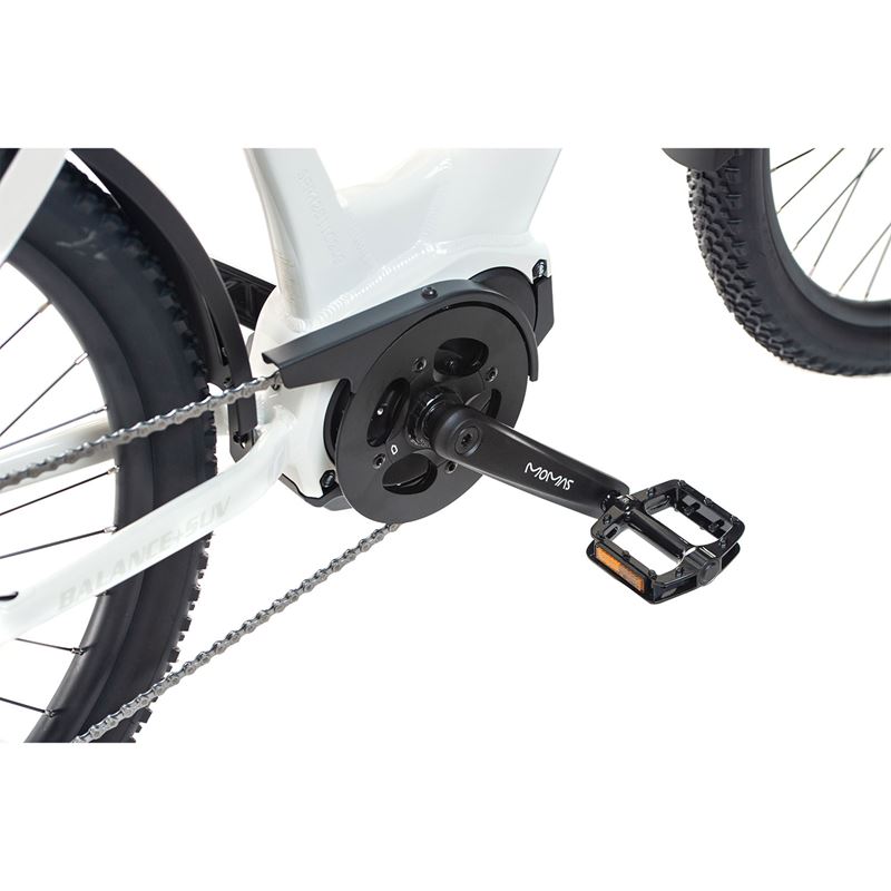 Momas Balance+ SUV 2026 - Hvit - M (630Wh EN50604 batteri, Digiwise display)