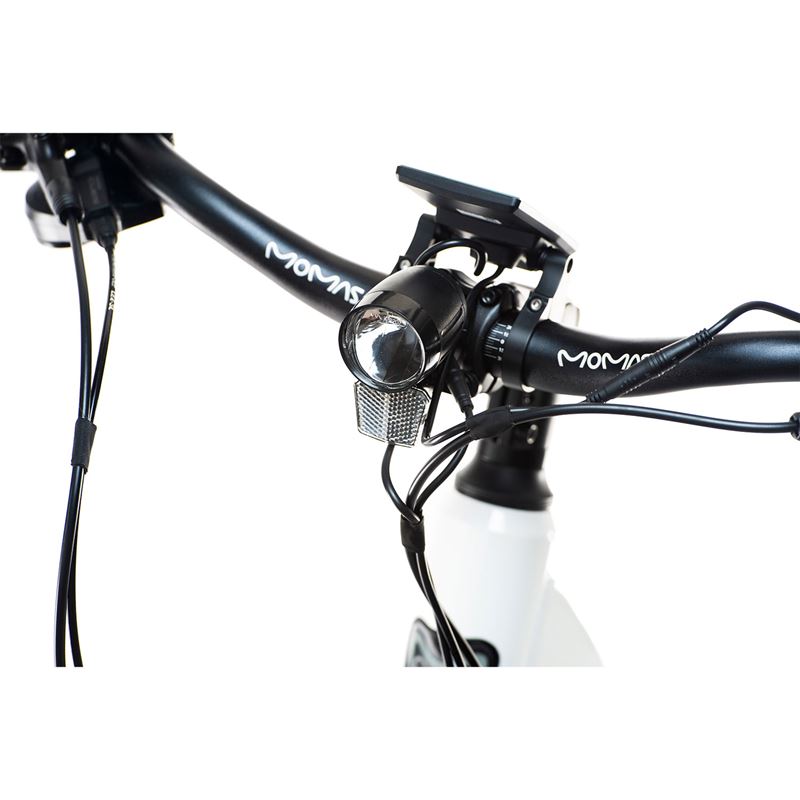 Momas Balance+ SUV 2026 - Hvit - M (630Wh EN50604 batteri, Digiwise display)