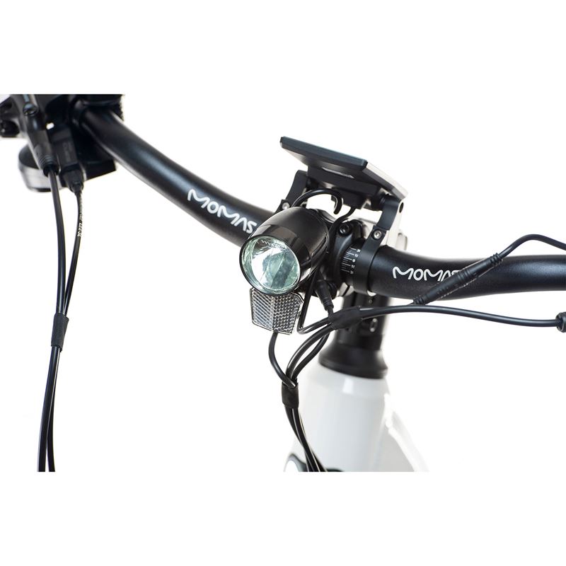 Momas Balance+ SUV 2026 - Hvit - M (630Wh EN50604 batteri, Digiwise display)