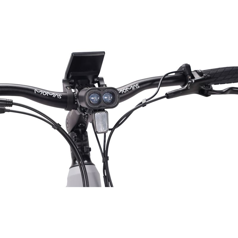 Momas Jason+ 2026 - Grå - L (EN50604 batteri, Digiwise display)