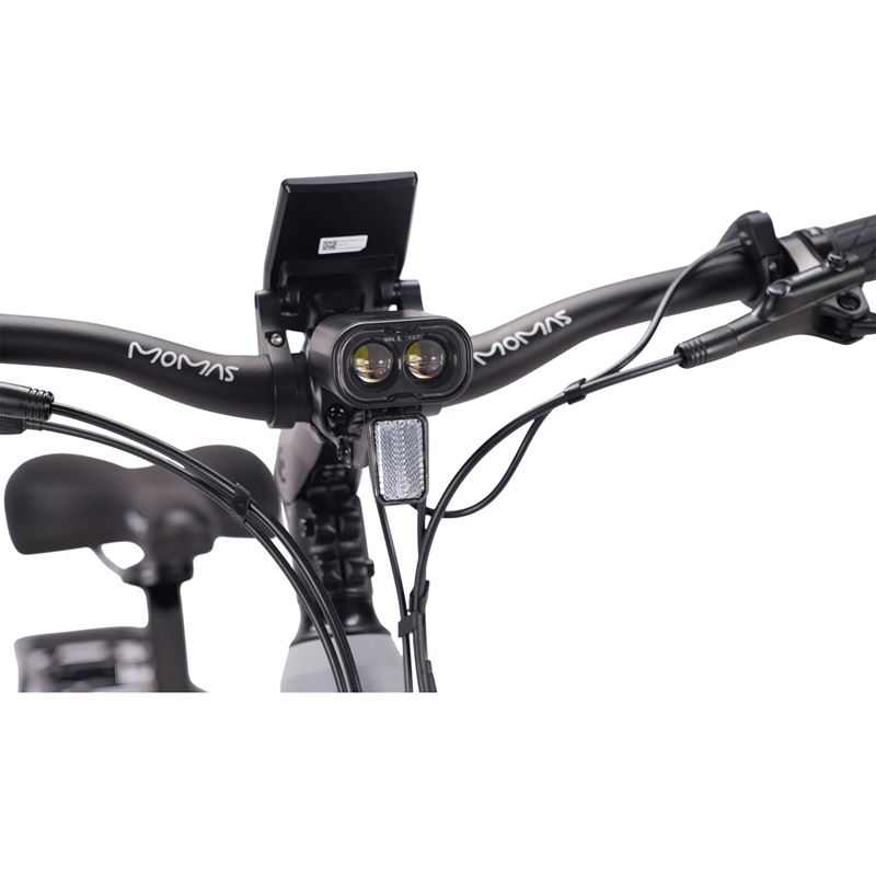 Momas Jason+ SUV 2026 - Grå - L (630Wh EN50604 batteri, Digiwise display)