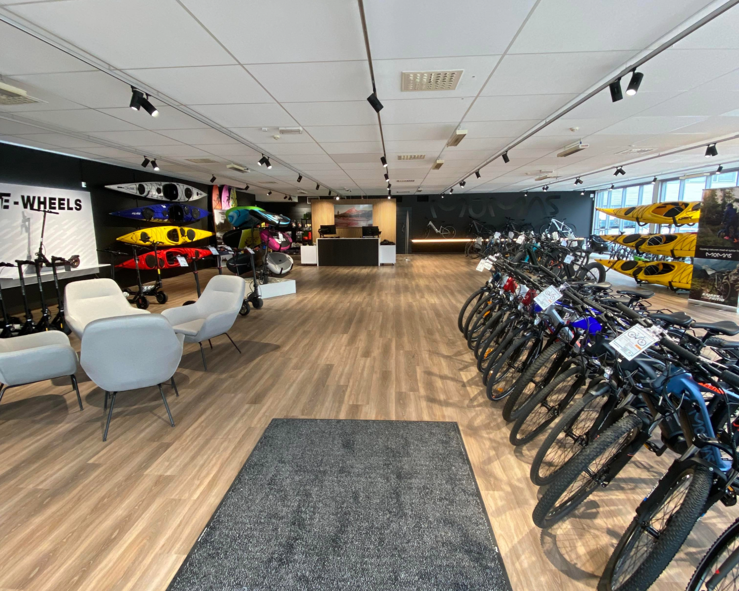 E-Wheels Bergen – butikk og fasade (bilde 1)